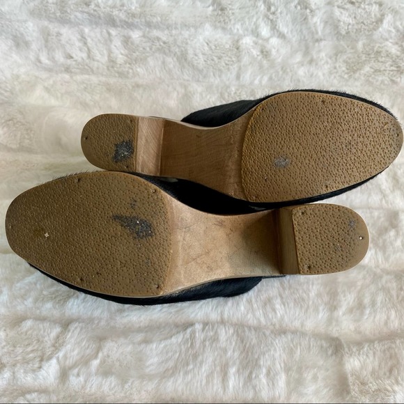 Rachel Comey Idolon Calf Hair & Leather Platform Mule Clogs - Picture 6 of 7